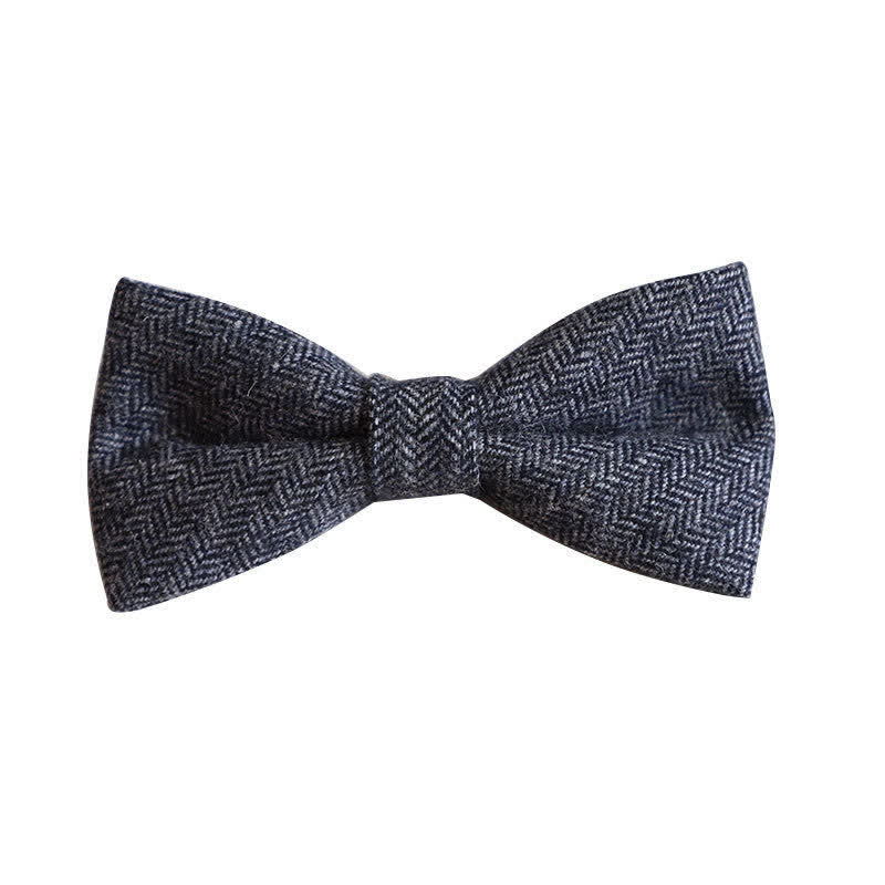 Papillon semplice in misto lana tweed da uomo - image 23