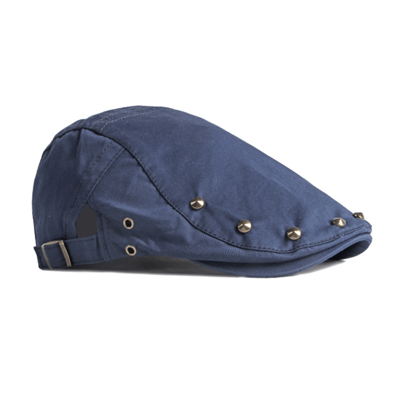 Berretto piatto in cotone con rivetti Hip Pop - image 2