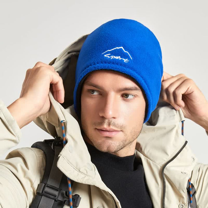 Cappello caldo reversibile in pile polare antivento - image 2