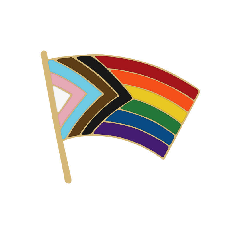 Spilla con bandiera arcobaleno "Show Your Pride" da 3 pezzi - image 6