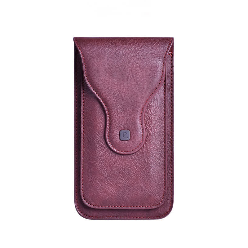 Borsa da cintura con custodia per cellulare a doppio strato con clip magnetica - Viola - image 14