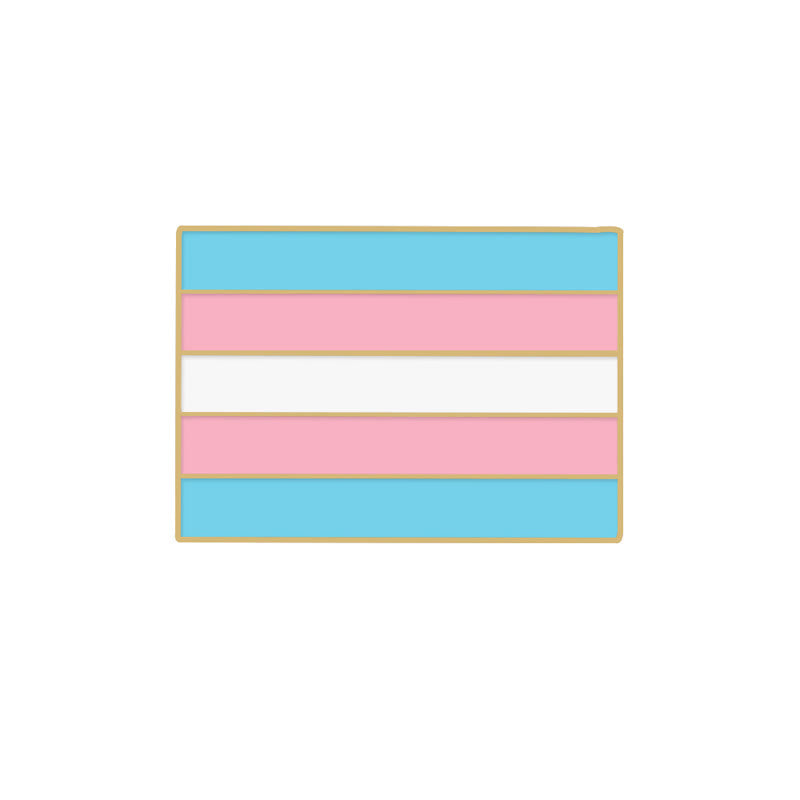 Spilla con bandiera arcobaleno rosa e blu Pride Day da 6 pezzi - image 7