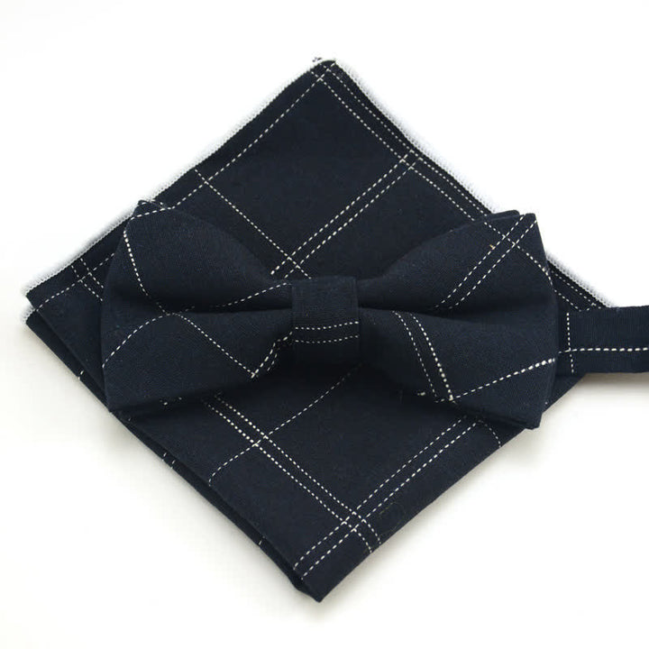 Set di 2 papillon classici a quadri da uomo - Marina Militare - image 3