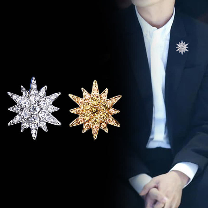 Spilla a forma di stella esagrammata da uomo - image 0