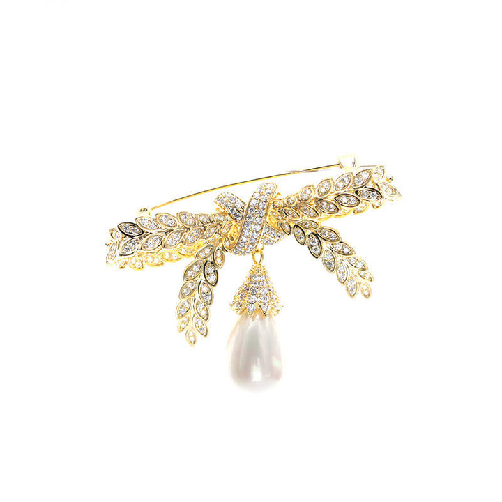 Spilla da donna con fiocco di grano barocco - image 5