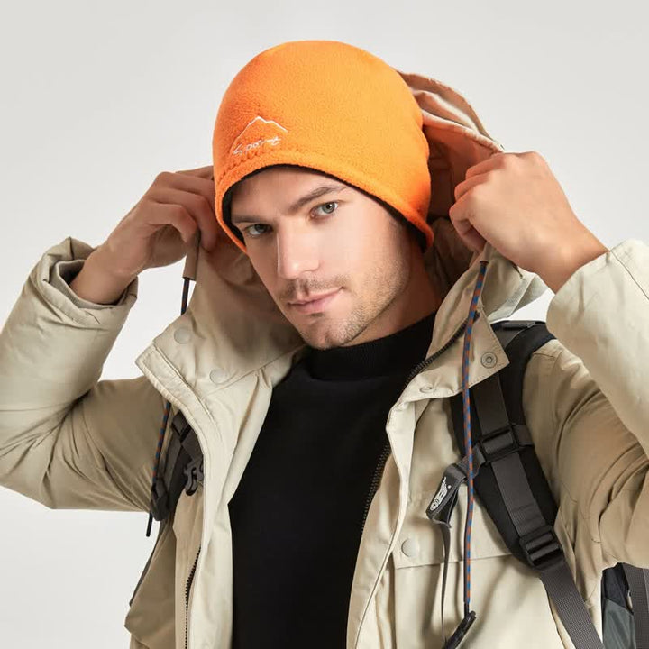 Cappello caldo reversibile in pile polare antivento - image 8