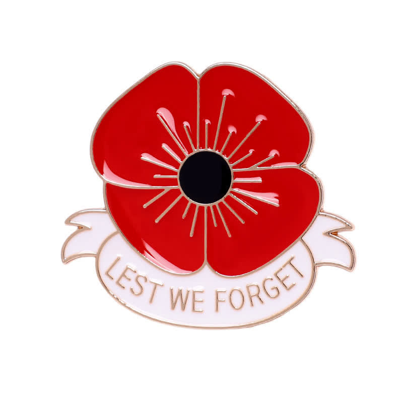 Spilla unisex Lest We Forget Poppy da 3 pezzi - image 9