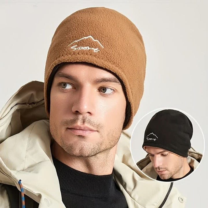 Cappello caldo reversibile in pile polare antivento - image 4