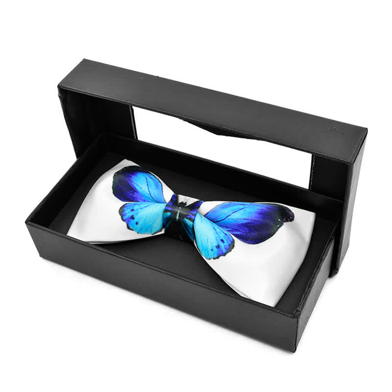 Papillon da uomo con stampa a farfalla realistica - image 1
