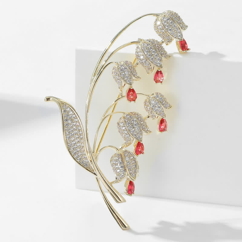 Spilla da donna con mughetto - image 11