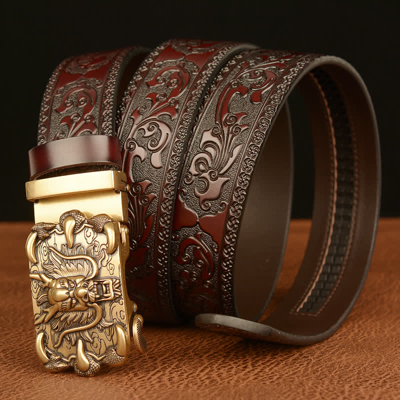 Cintura in pelle Mighty Dragon Claw da uomo - image 1