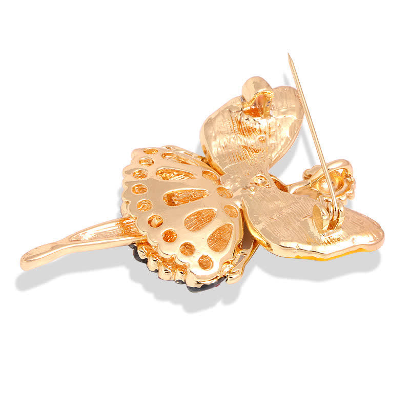 Spilla ballerina da donna con abito scintillante e delicato - image 3