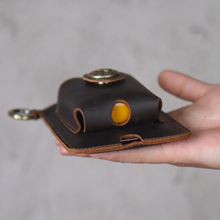 Borsa a tracolla in pelle con ventosa magnetica a forma di stella per telefono - image 11