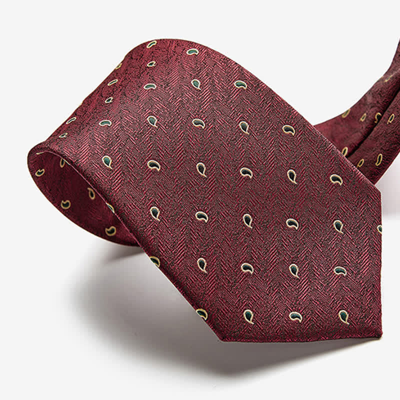 Cravatta da uomo di lusso con motivo micro paisley - image 2