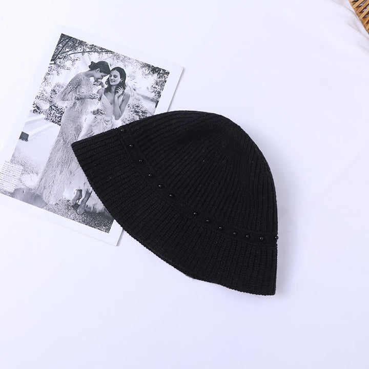 Cappello da pescatore con perle da vacanza per donna - Nero - Misura M (22 1/2"-22 7/8") - image 10