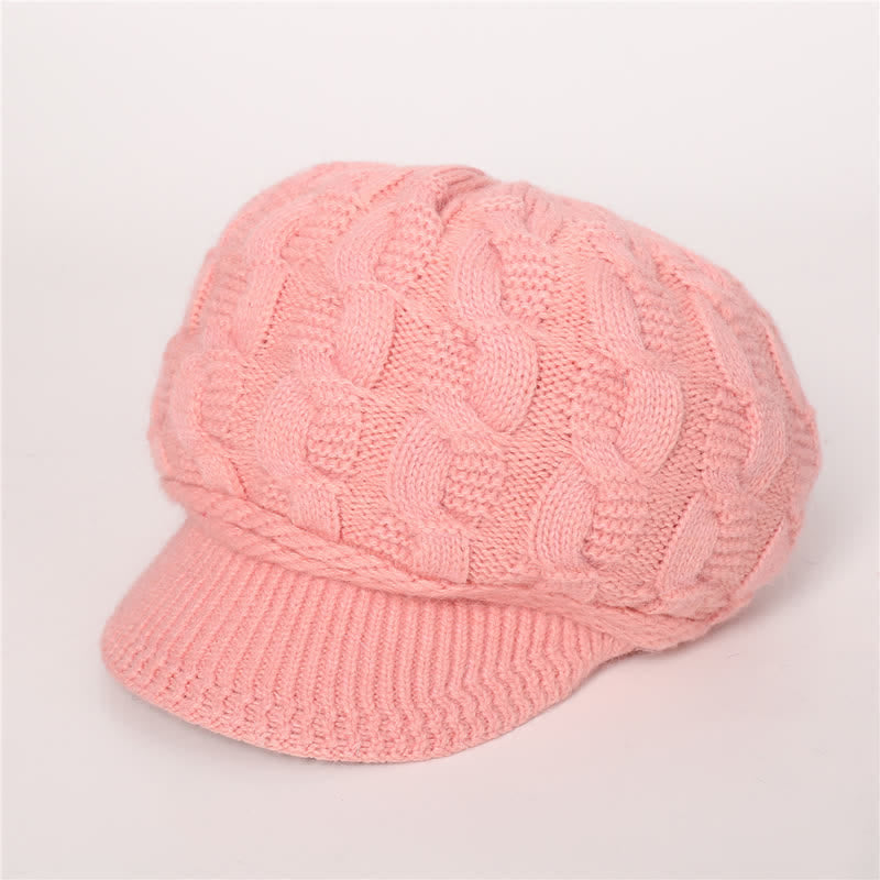 Cappello con visiera e fodera soffice e soffice da donna - Rosa - Regolabile (circa 19,69"-23,62") - image 15