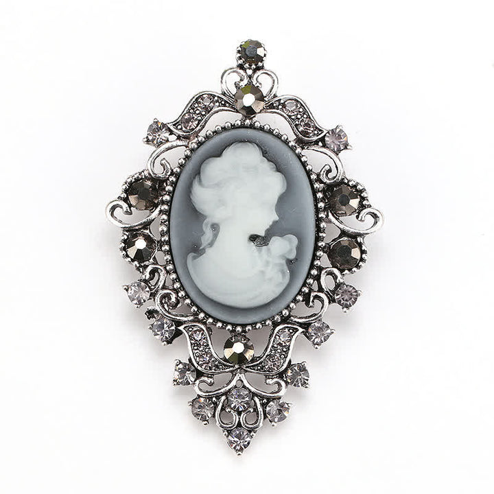 Spilla cammeo Beauty Queen del Palazzo delle Donne - Argento - image 0