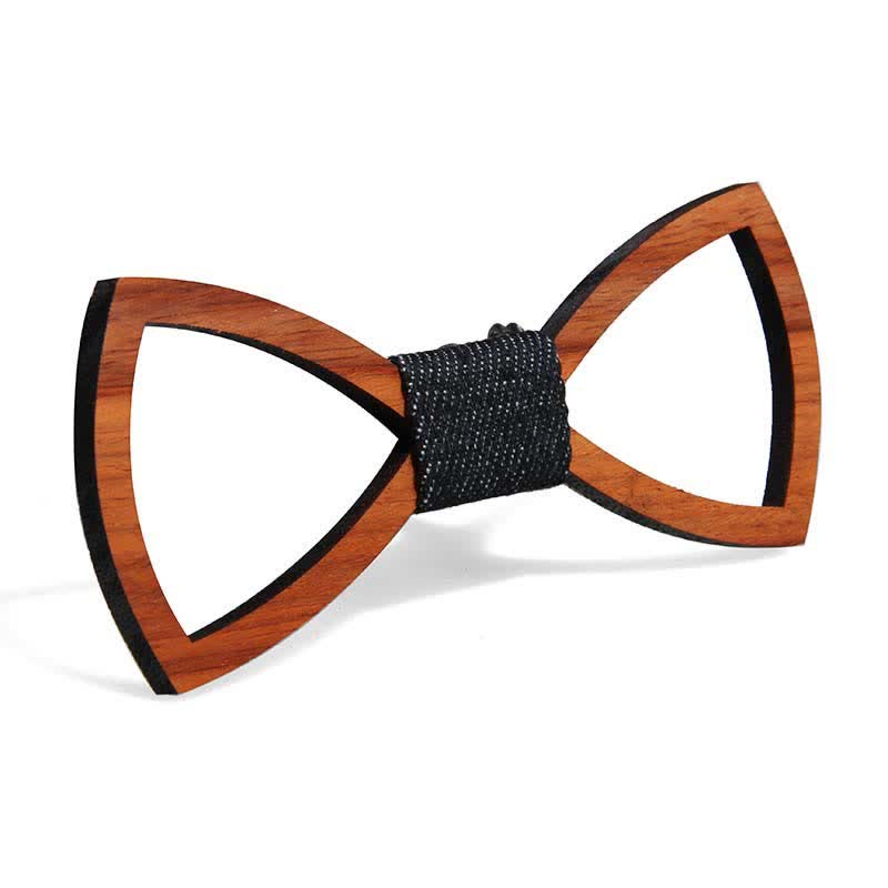 Papillon creativo e divertente in legno da uomo - Stile n. 2 - image 3