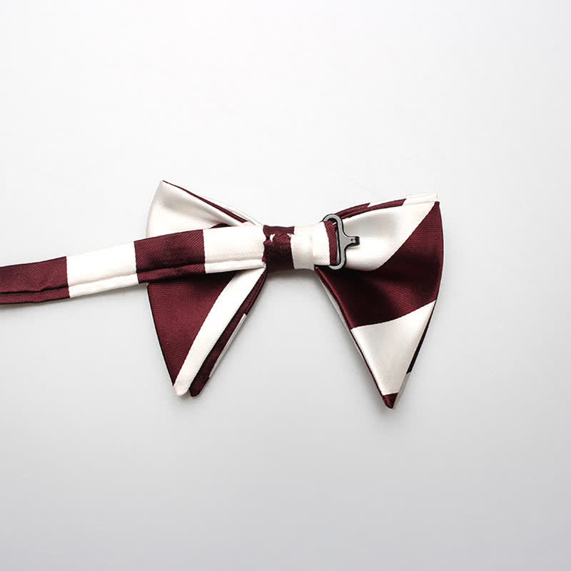 Papillon oversize a righe da college da uomo - image 8