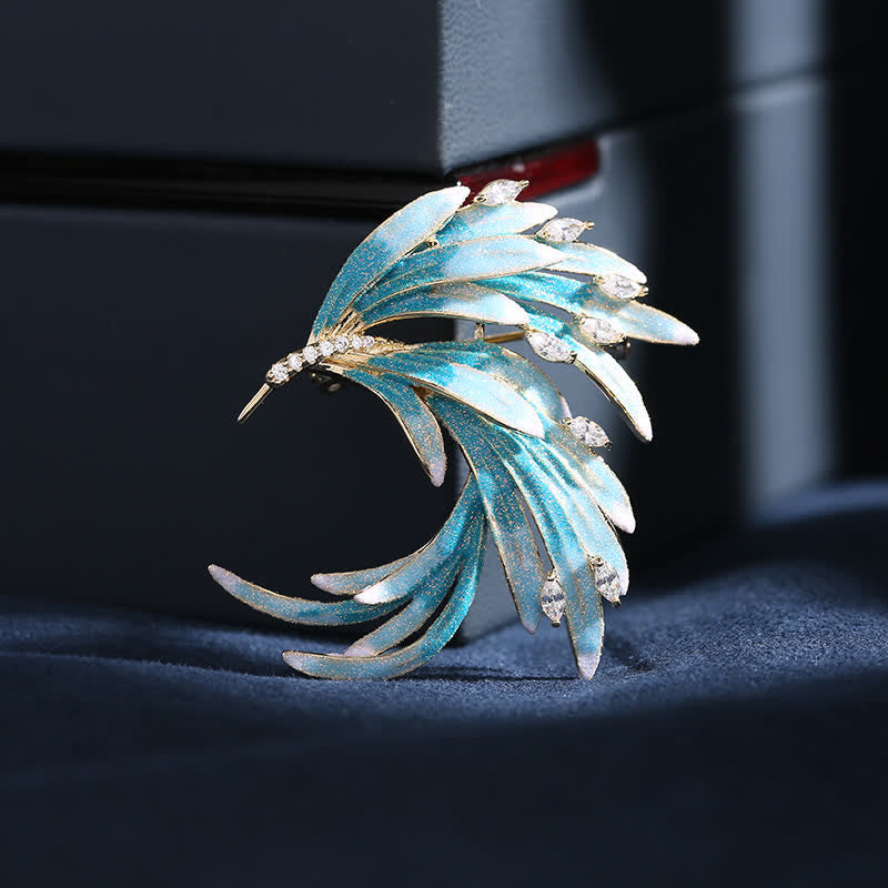 Spilla da donna Palace Phoenix Gradient Color - Blu e oro - image 0