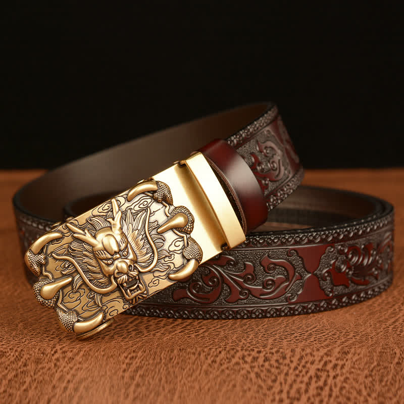 Cintura in pelle Mighty Dragon Claw da uomo - image 3