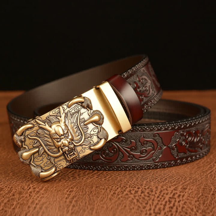 Cintura in pelle Mighty Dragon Claw da uomo - image 3