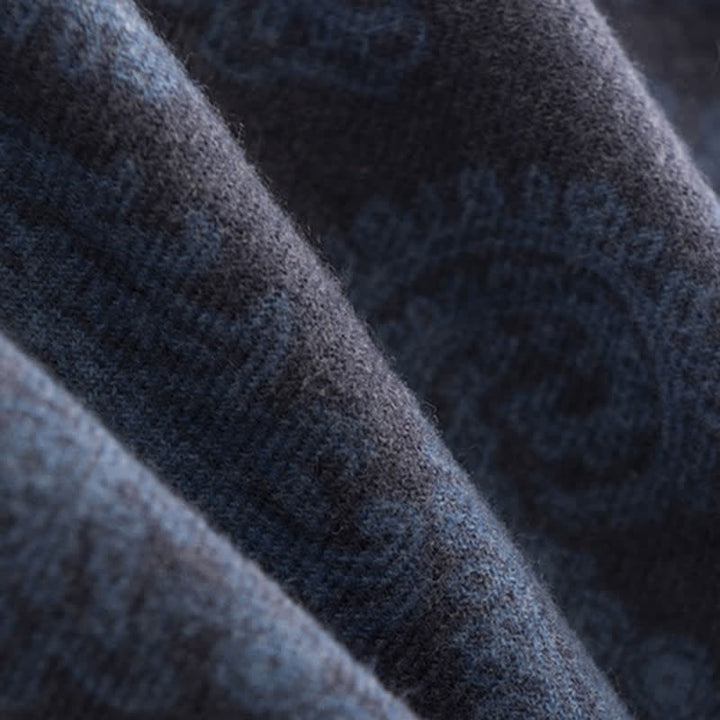 Sciarpa corta con nappe Paisley autunno inverno da donna - image 3
