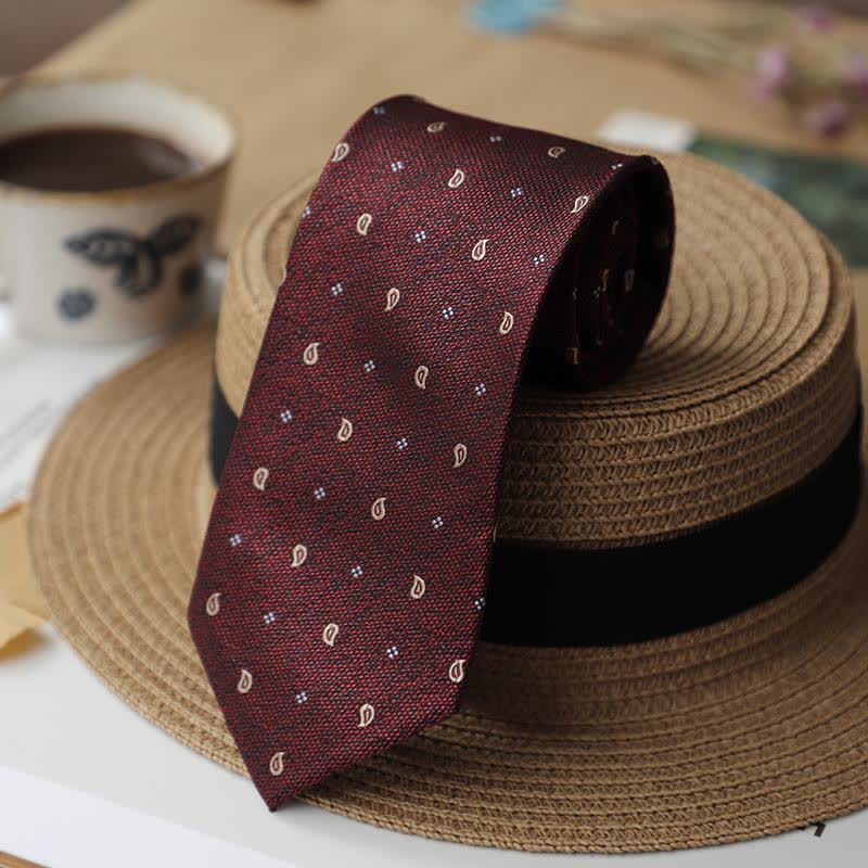 Set 2Ps da uomo con mini motivo vintage e fazzoletto da taschino - image 11