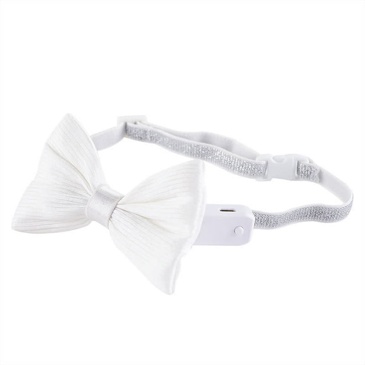 Papillon LED magico ricaricabile da uomo - Bianco - image 2