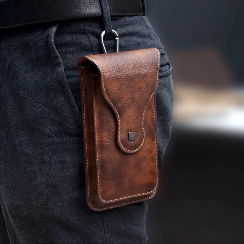 Borsa da cintura con custodia per cellulare a doppio strato con clip magnetica - image 0