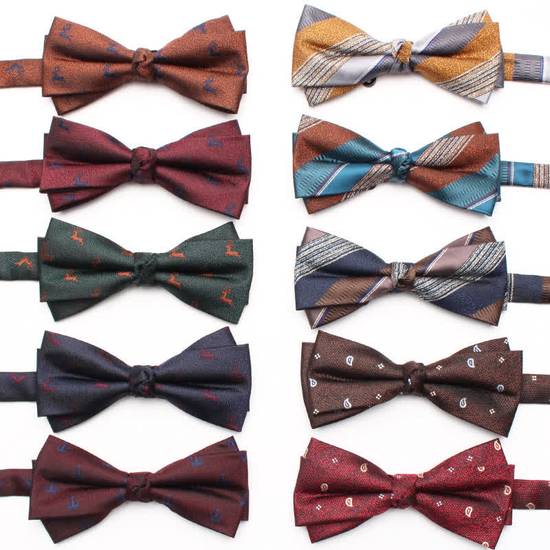 Papillon geometrico da ufficio per uomo - image 0