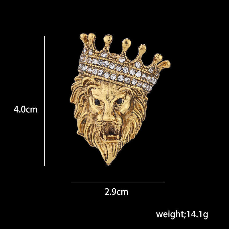 Spilla da uomo Lordly King Lion - image 3