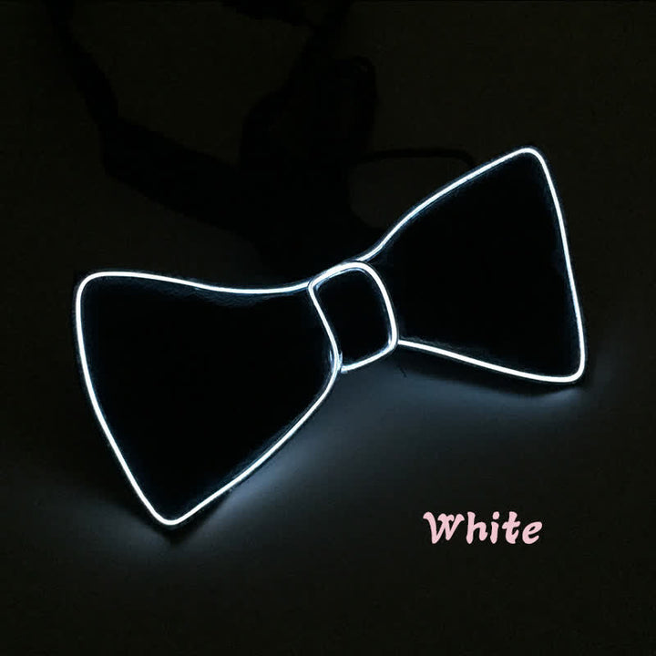 Papillon luminoso a LED lampeggiante - Bianco - image 13