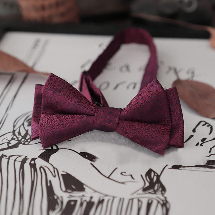 Papillon a righe con pois alla moda da uomo - Stile n. 11 - image 15