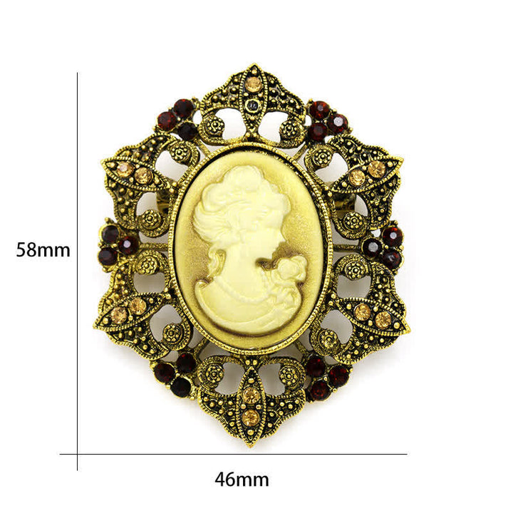 Spilla vittoriana con cammeo classico da donna - image 5