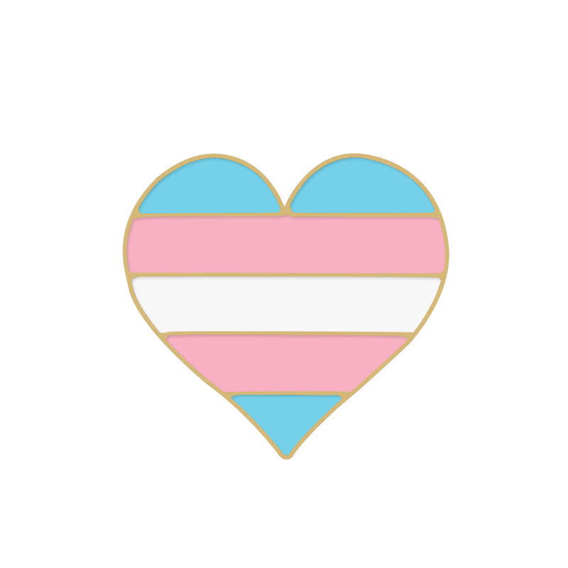 Spilla con bandiera arcobaleno rosa e blu Pride Day da 6 pezzi - image 11
