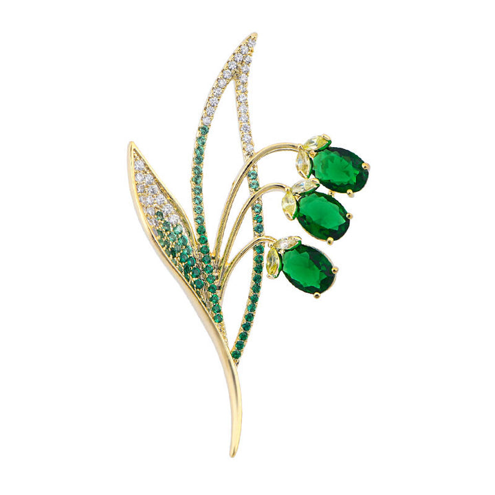 Spilla da donna con fiore di campana e mughetto - image 10