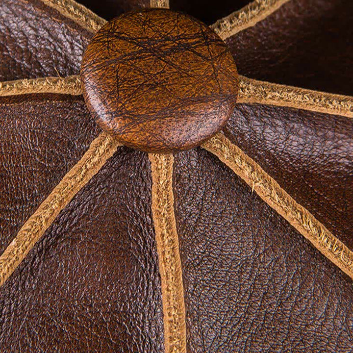 Berretto letterario ottagonale in vera pelle - image 13