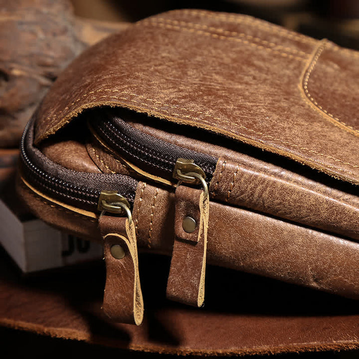 Borsa da viaggio con cintura in pelle nabuk con chiusura magnetica e cerniera - image 8