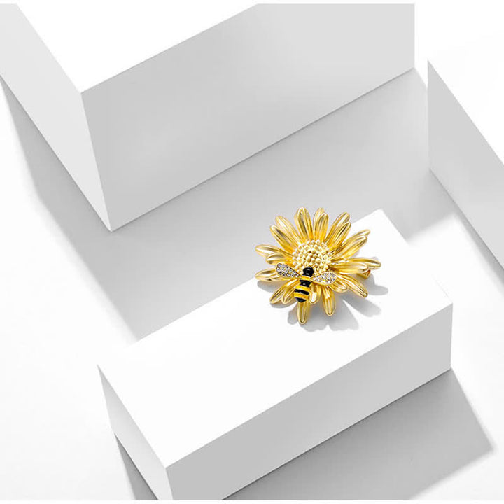 Spilla ape girasole dolce da donna - image 3
