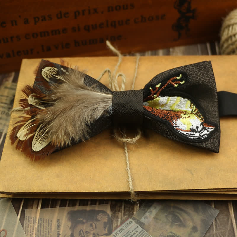 Papillon con piuma di coda di passero grafica - image 5