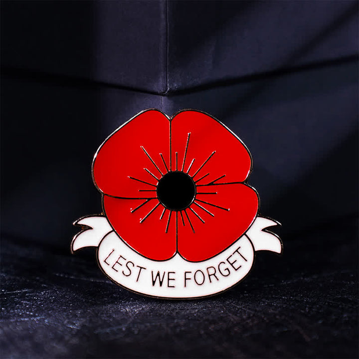 Spilla unisex Lest We Forget Poppy da 3 pezzi - image 7
