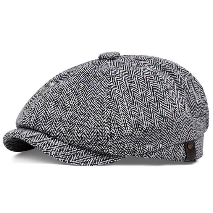 Berretto ottagonale in tweed Artist - Grigio - Misura M (22"-22 7/8") - image 4