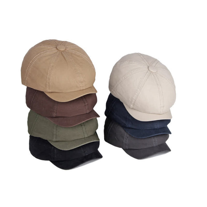 Berretto casual in cotone tinta unita da giorno - image 1