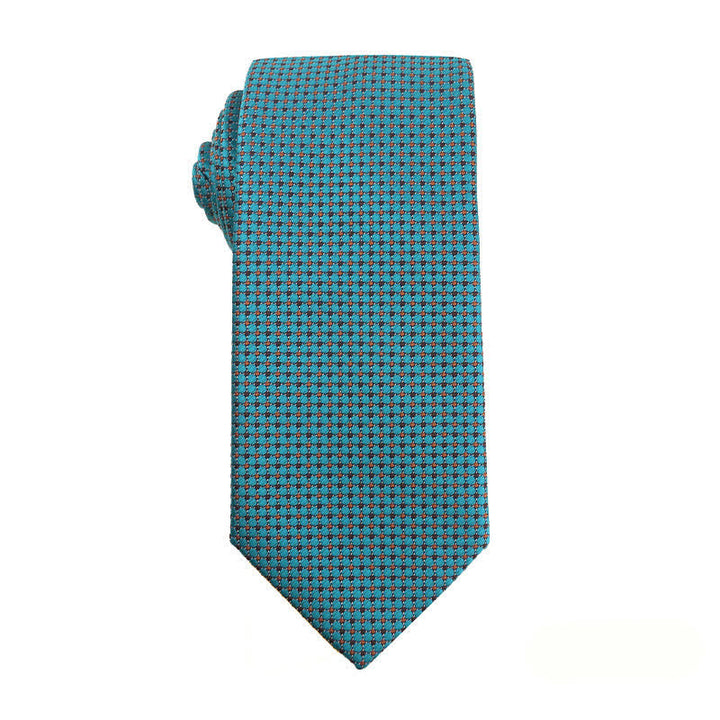 Cravatta da uomo Business Lake Blue Series - Puntini - image 4