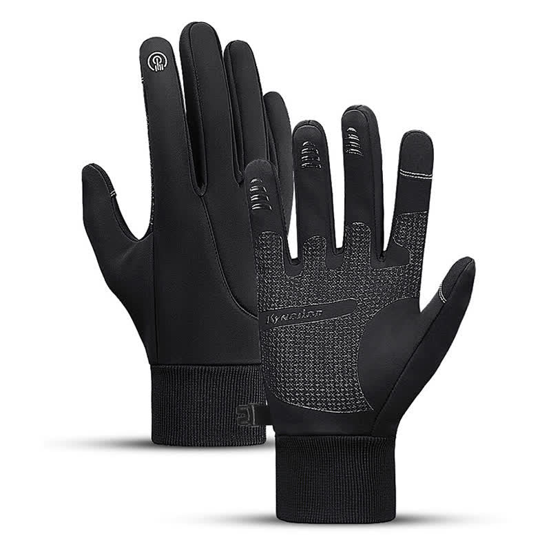 Guanti tattici elastici con touch screen per equitazione invernale - Nero - Grande - image 0