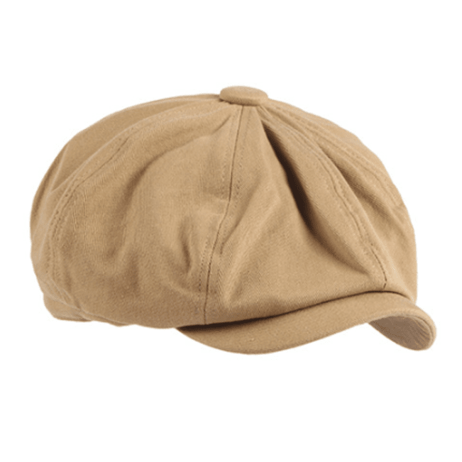 Berretto ottagonale in cotone stile newsboy britannico - image 14