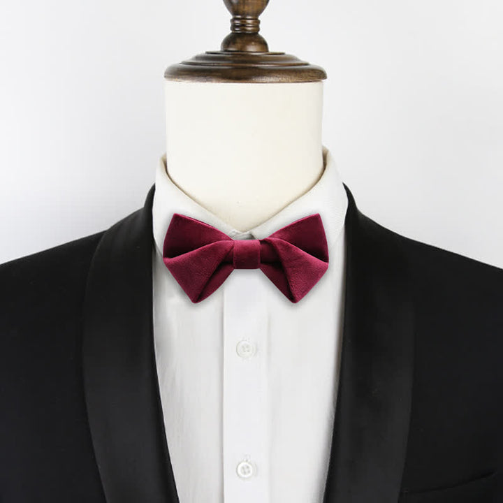 Papillon in velluto intrecciato elegante da uomo - image 1