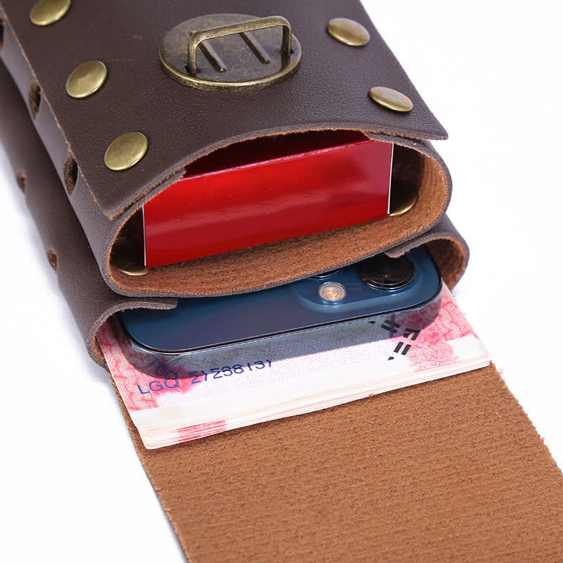 Borsa a tracolla con custodia per telefono verticale a doppio strato - image 3