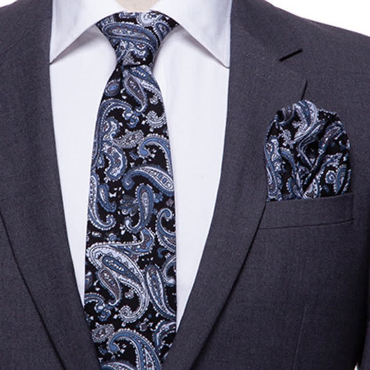 Set di 2 cravatte esotiche Paisley da uomo - image 13